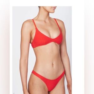 Triangl Maia Cerise Terry Swimsuit